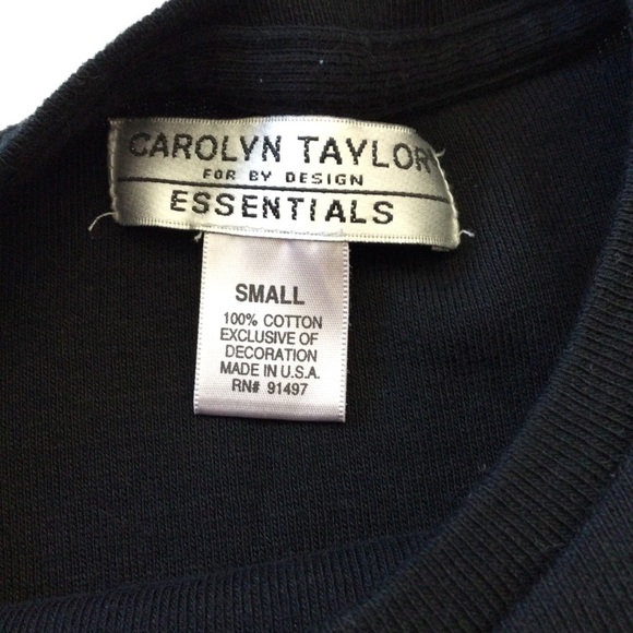 Vintage 90s America Stud Embellished Black Top New Without Tag S - Picture 4 of 7